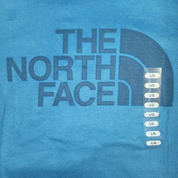 The North Face Women's Small Half Dome T Shirt Cotton Blue - Picture 4 of 5